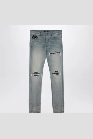 AMIRI Leopard Jeans Mx1 Antique Indigo