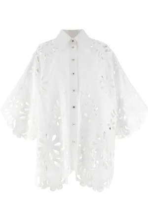 Dolce & Gabbana Cut Out Embroidery Shirt