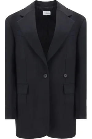 PAROSH Wool Single Breasted Blazer Jacket