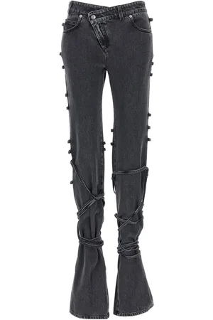 Alexander McQueen Jeans Asymmetric Closure