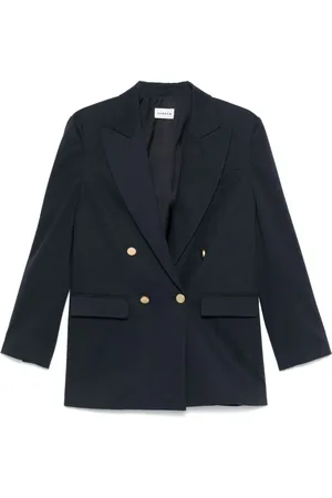 PAROSH Crew Cotton Blend Blazer Jacket