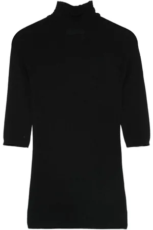 Majestic Wool And Silk Blend High Neck Sweater