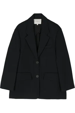 STUDIO NICHOLSON Wool Single Breasted Blazer Jacket