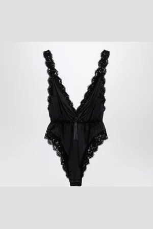 Dolce & Gabbana Dolce&Gabbana Silk Blend And Lace Bodysuit