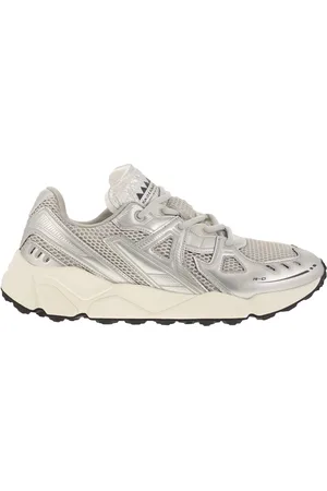 RUN OF Leather And Fabric Trainers