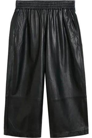 Herskind Eagle Leather Cropped Trousers