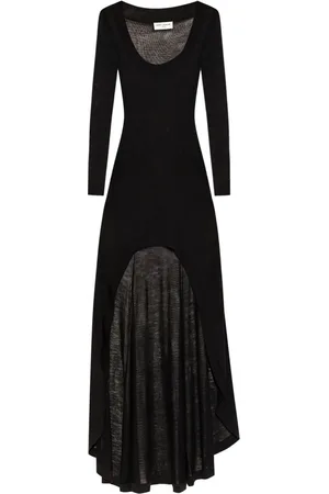 Saint Laurent Wool Long Dress