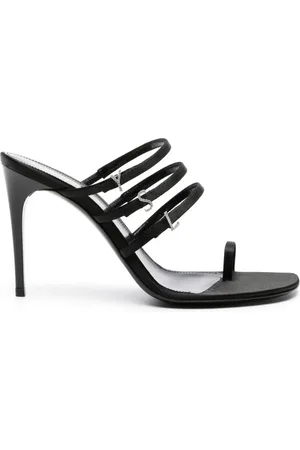 Saint Laurent Jerry 95 Satin Sandals