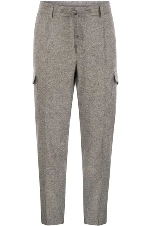 PESERICO SIGN Wool, Silk And Cashmere Jogger Trousers