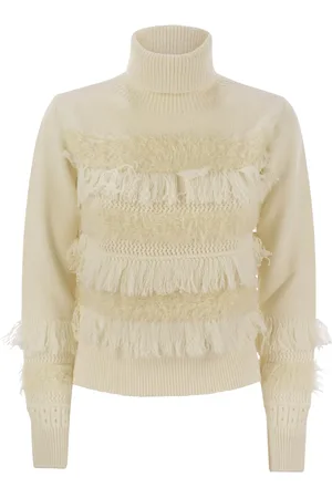 VANISÉ Wool And Cashmere Blend Turtleneck Sweater