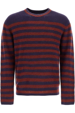 Paul Smith Striped Wool And Mohair Blend Pullover