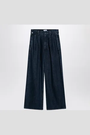 Citizens of Humanity Dark Wide Jeans With Pleats