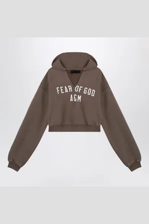 FEAR OF GOD Military Cropped Sweatshirt With Logo