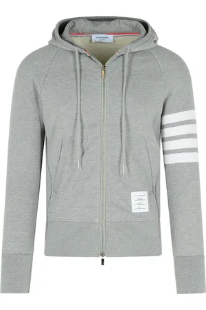 Thom Browne Gray Cotton Sweatshirt