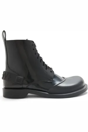 Loewe Leather Lace Up Boots