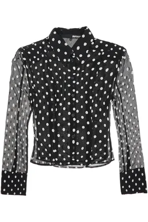 ROTATE Chiffon Blouse With Sequins