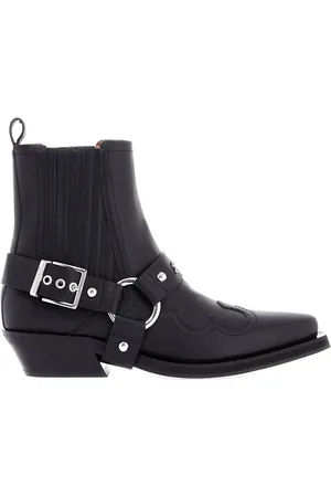 Ganni Western Chelsea Ankle Boots