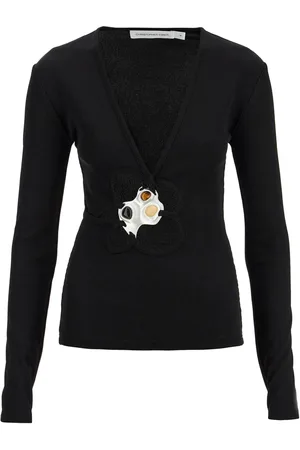 CHRISTOPHER ESBER Long Sleeved Trio Stone Top