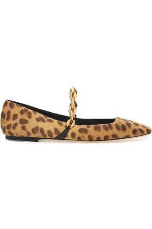 Jimmy Choo Leopard Print Tilda Ballerina
