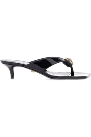 VERSACE Gianni Ribbon Thong Mules