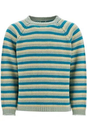 BODE Striped Wool Pullover Sweater