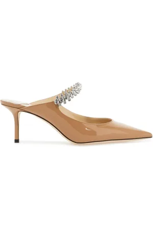 Jimmy Choo Patent Leater Bing 65 Mules