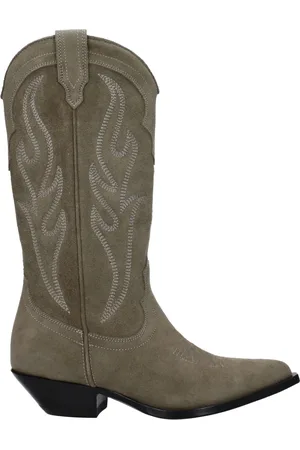 SONORA Boots Santa fe Women Suede Green/Khaki