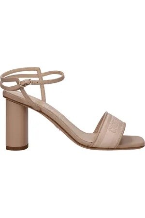 Dior Sandals Women Fabric Pink/Nude