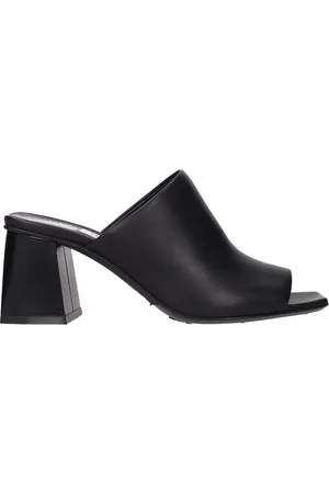 Max Mara Sandals Women Leather Black