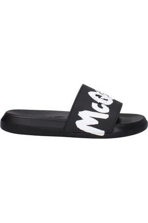 Alexander McQueen Slippers and Hooves Women Rubber Black/White