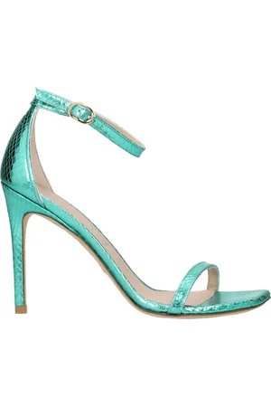 Stuart Weitzman Sandals Nudistcurve Women Leather Green/Green Water