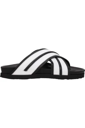 Palm Angels Slippers and Hooves Women Skin White/Black