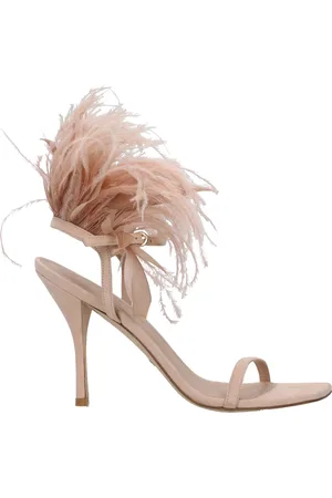 Stuart Weitzman Sandals Women Suede Pink/Pink Powder