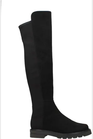 Stuart Weitzman Boots 5050 Women Suede Black