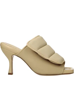 Gia Borghini Sandals Gia Donna Fabric Beige/Butter