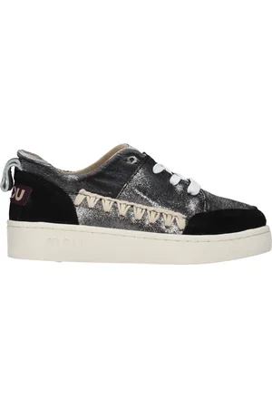 Mou Sneakers Women Suede Gray/Black