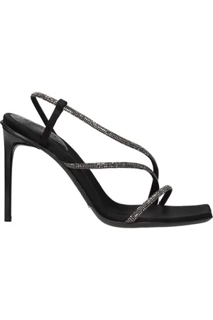 Max Mara Sandals Stark Woman Suede Black