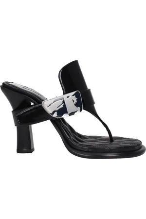 Burberry Flip-flop Women Leather Black