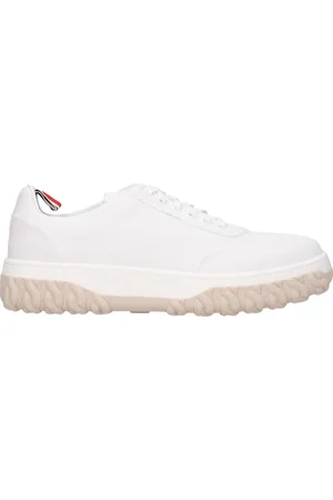 Thom Browne Sneakers Mens Fabric White