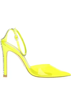 Stuart Weitzman Sandals Women PVC Yellow/Transparent