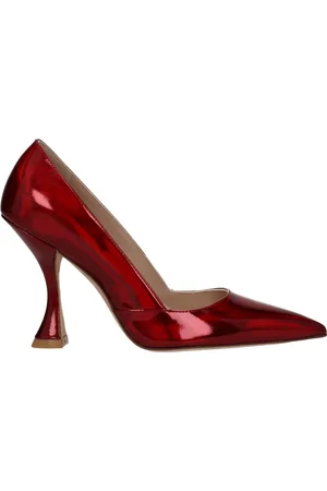 Stuart Weitzman Décolleté Xcurve Womens Paint Red/Red Stone