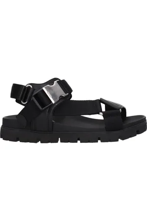 Prada Sandals Men Leather Black