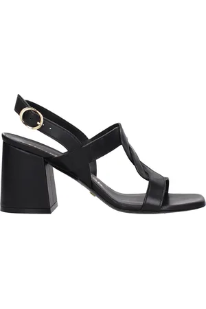 Stuart Weitzman Sandals Ibiza Women Leather Black