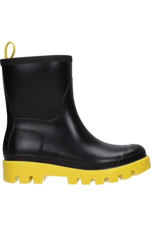 Gia Borghini Boots Couture Women Rubber Black/Yellow