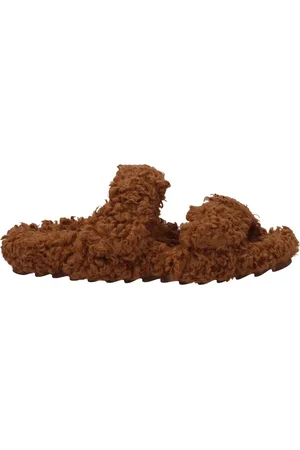 Gia Borghini Slippers and Hooves Women Polyester Brown/Tan