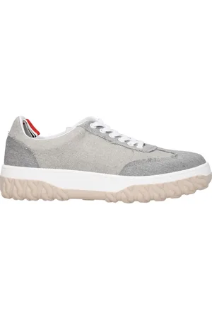 Thom Browne Sneakers Men Fabric Gray/Light Gray