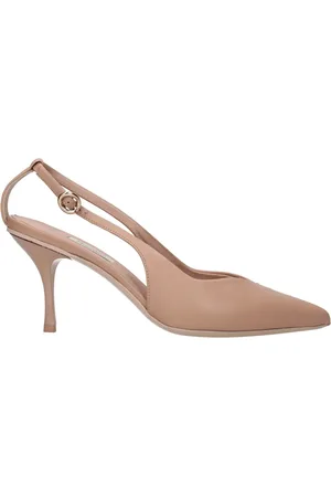 Max Mara Peck Sandals Women Leather Pink/Blush
