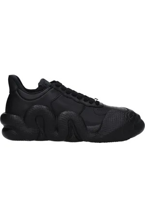 Giuseppe Zanotti Sneakers Cobra Men Leather Black