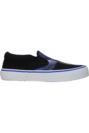 MARCELO BURLON Slip On Mens Fabric Black/Blue