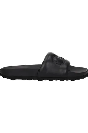 OFF-WHITE Slippers and Hooves Men Leather Black
